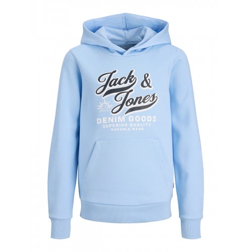 Jack and Jones Μπλούζα Φούτερ Hooded Chambray Blue (12279744)