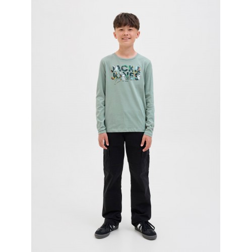 Jack and Jones T-Shirt Μακρυμάνικο Iceberg Green (12279841)