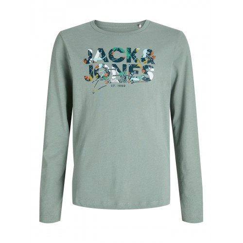Jack and Jones T-Shirt Μακρυμάνικο Iceberg Green (12279841)