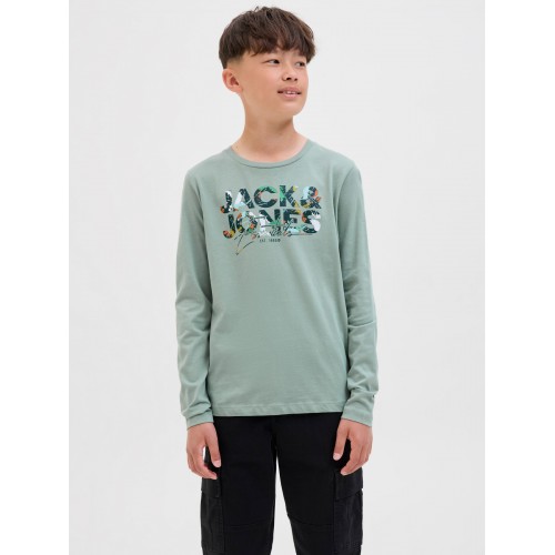 Jack and Jones T-Shirt Μακρυμάνικο Iceberg Green (12279841)