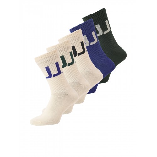 Jack and Jones Junior Κάλτσες Tennis Σετ5 Λευκές (12280317)