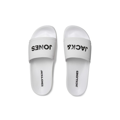 Jack and Jones Junior Poοl Slides White (12184698)