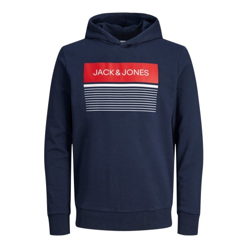 Jack and Jones Junior Summer Φούτερ Hooded Navy (12233500)