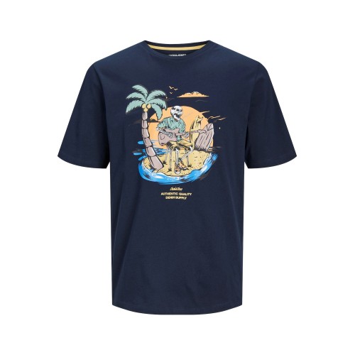Jack and Jones Junior T-Shirt Beach Vibes Navy Blazer (12249732)