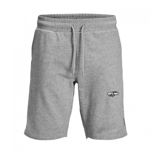 Jack and Jones Junior Βερμούδα Βαμβακερή Light Grey Melange (12255113)