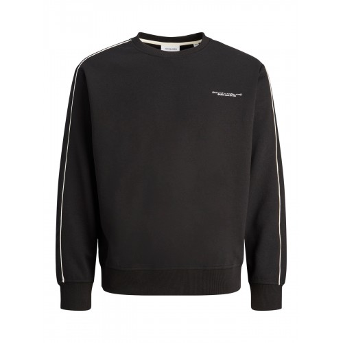 Jack & Jones Φούτερ με Ρίγα Black (12280071)
