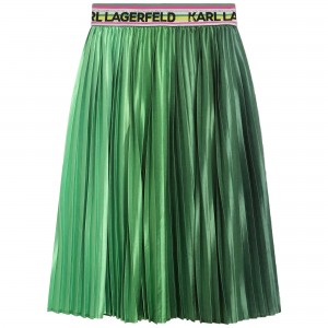 Karl Lagerfeld Φούστα Πλισέ Πράσινη 10 - 12 (23261315)