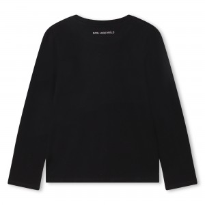 Karl Lagerfeld Μπλούζα Logo Μαύρη (23260787)