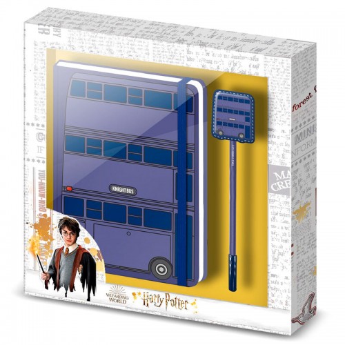 Karactermania Σετ Σημειωματάριο με Στυλό Harry Potter Knight Bus (02812)