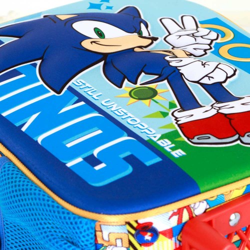 Karactermania Τρόλεϊ Νηπιαγωγείου 3D Sonic Unstoppable (08506)