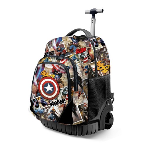 Karactermania Τρόλεϊ Σχολικό Captain America (08343)