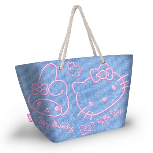 Karactermania Τσάντα Θαλάσσης Hello Kitty Denim (08661)