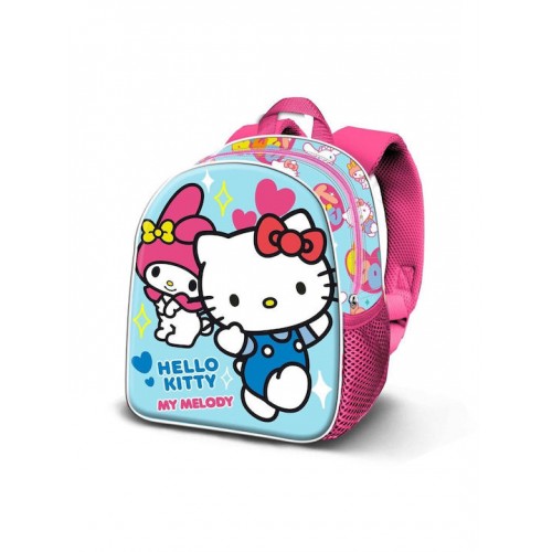 Karactermania Σακίδιο Νηπιαγωγείου 3D Hello Kitty and My Melody (08329)