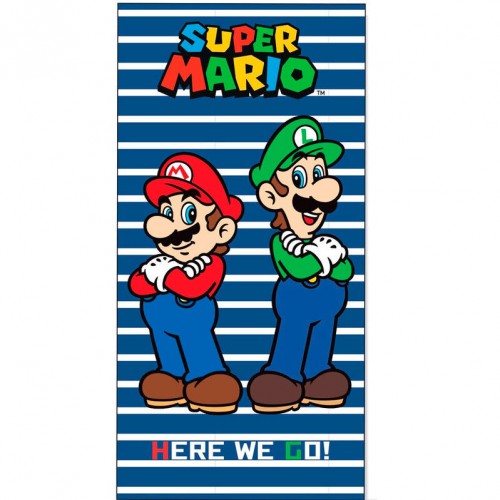 Πετσέτα Θαλάσσης Super Mario Bros Mario Kart 140x70εκ. (11151)