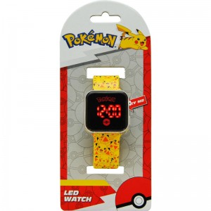 Kids Licensing Ρολόι Χειρός LED Pokemon Pikachu (86898)