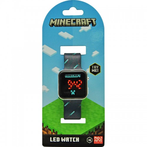 Kids Licensing Ρολόι Χειρός LED Minecraft (86903)