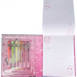 Kids Licensing Gabby Σημειωματάριο με 6 gel pens (88345)
