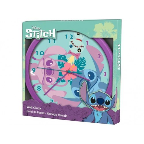 Disney Ρολόι Τοίχου Stitch & Angel (89208)