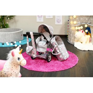 Knorrtoys Καρότσι Ruby Stars Grey Pink (63144)