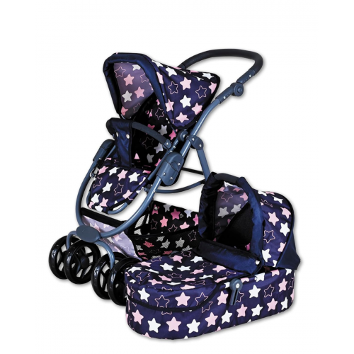 Knorrtoys Καρότσι Coco Star Blue Pink (90743)