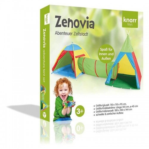 Knorrtoys Σκηνή Zenovia Τριπλή με Τούνελ (55200)