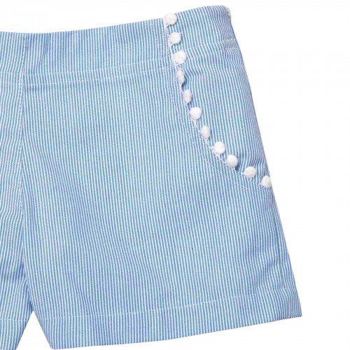 La Faute A Voltaire Σορτς Angie Blue Stripes (S22GSHORT)