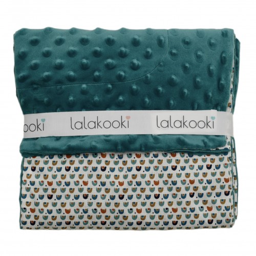 Lalakooki Κουβέρτα Minky Rainbows (BLM22-3008)