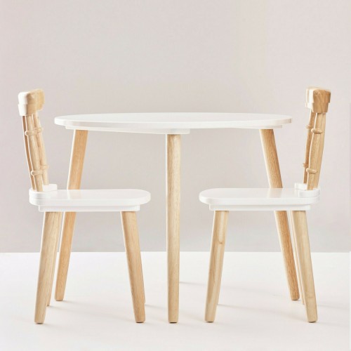 Le Toy Τραπέζι με Καρέκλες Ξύλινο (TV603)