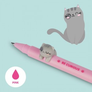 Legami Gel Pen Animal Decoration Cat Ροζ Μελάνι (CPP0002)