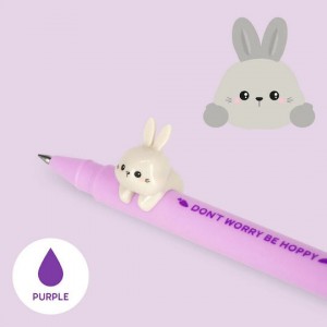 Legami Gel Pen Animal Decoration Bunny Μοβ Μελάνι (CPP0009)