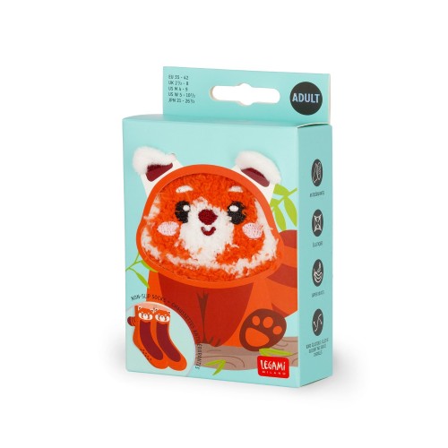 Legami Non Slip Κάλτσες It's a Match Red Panda Ενηλίκων 35-42 (CS0013)