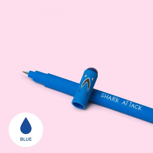 Legami Στυλό Gel Erasable Shark Μπλε 0.7mm (EP0006)