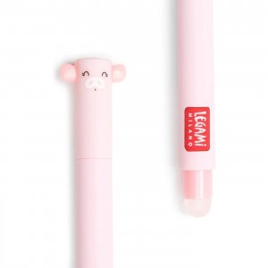 Legami Στυλό Gel Erasable Piggy Ροζ 0.7mm (EP0008)