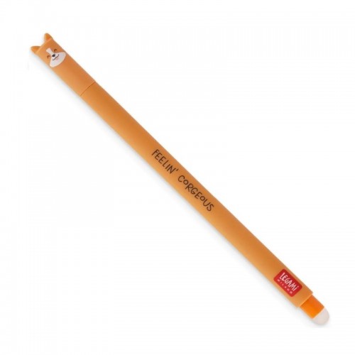 Legami Στυλό Gel Erasable Corgi Μαύρο 0.7mm (EP0020)