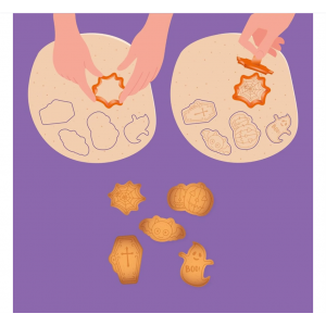 Legami Cookie Cutters With Stamps 5Τμχ (HCC0001)