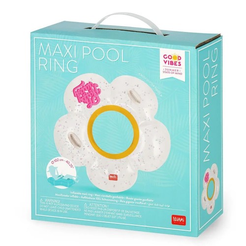 Legami Inflatable Maxi Pool Ring Daisy (SWIM0017)