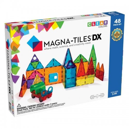 Magna Tiles Clear Colors DX 48τεμ (12148)