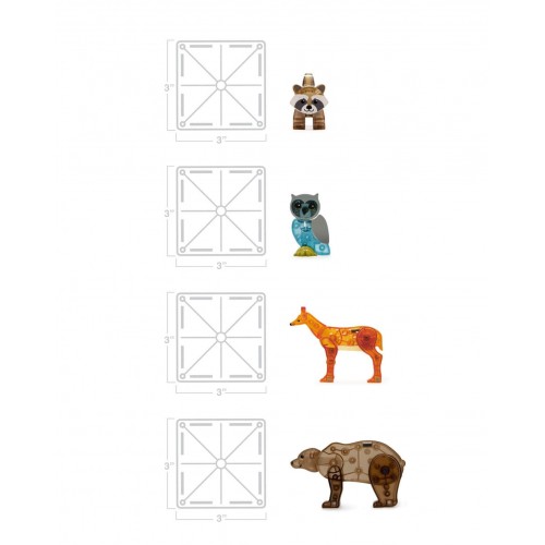 Magna Tiles Forest Animals 25τεμ (22225)