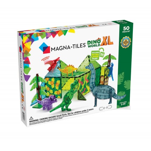 Magna Tiles Dino World XL 50τεμ (22850) Magna Tiles Dino World XL 50τεμ (22850)