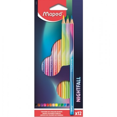 Maped Ξυλομπογιές Nightfall 12τεμ. (831700)