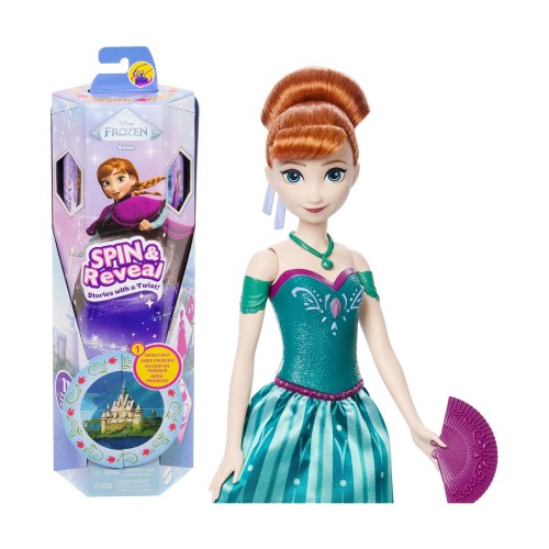 Barbie Frozen Spin & Reveal Anna (JBG60)
