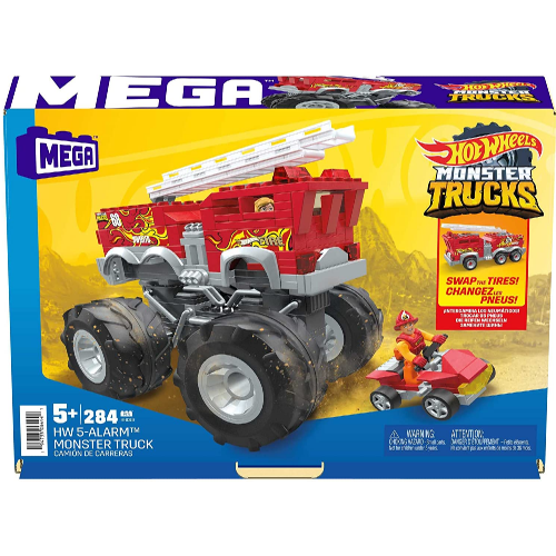 Mega Blocks Hot Wheels Monster Trucks Πυροσβεστικό Όχημα (HHD19)