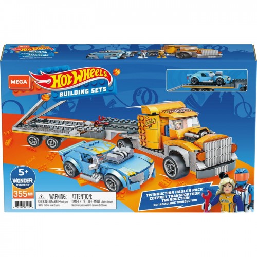 Hot Wheels Mega Bloks Τουβλάκια Twinduction Hauler Pack (GYG66)