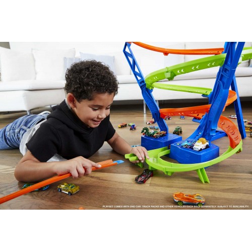 Hot Wheels Crash Spiral Speed Crash Πίστα Τεράστιο Σπιράλ (HGV67)
