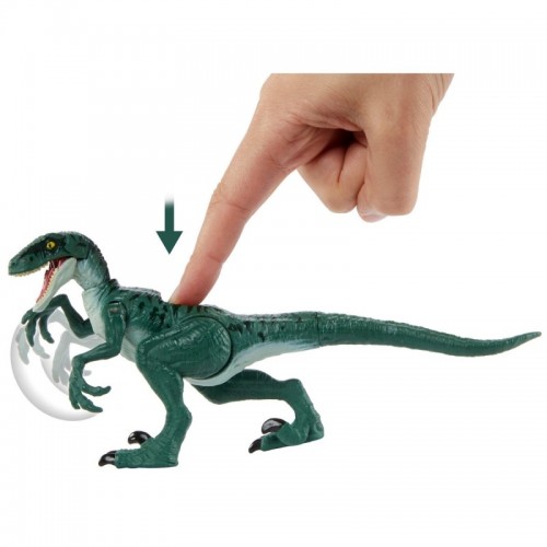 Jurassic World Φιγούρα Δεινόσαυρου Με Σπαστά Μέλη - Savage Strike Velociraptor Delta (GNJ20/GCR54)