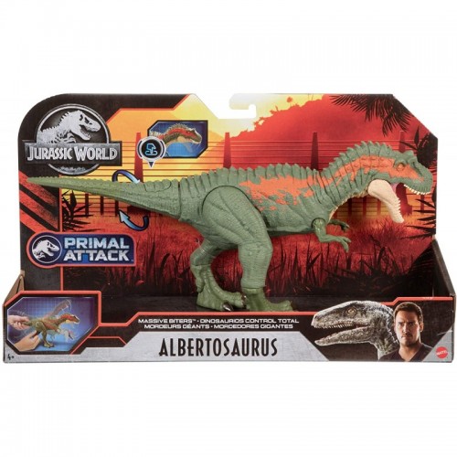 Jurassic World Δεινόσαυρος Με Κινούμενα Μέλη Και Λειτουργία Επίθεσης Albertosaurus (GVG67/GJP32)