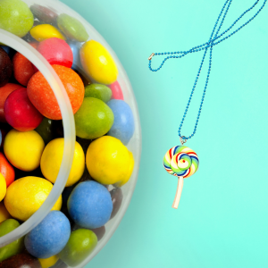 Meli Κολιέ Lollipop Multico (M14127)