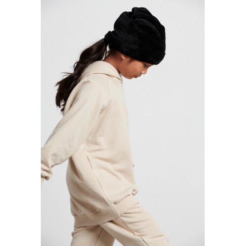 Melin Rose Σετ Φόρμα Φούτερ με Κουκούλα Oversized Μπεζ (MRW23-6100)