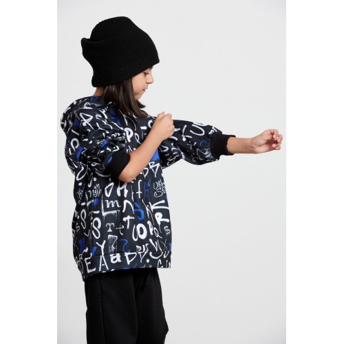 Chaos Μπλούζα Φούτερ Κουκούλα με Τύπωμα Oversized (MRW23-0280)