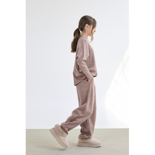 Melin Rose Σετ Πλεκτό Καφέ (MRW26-6205)